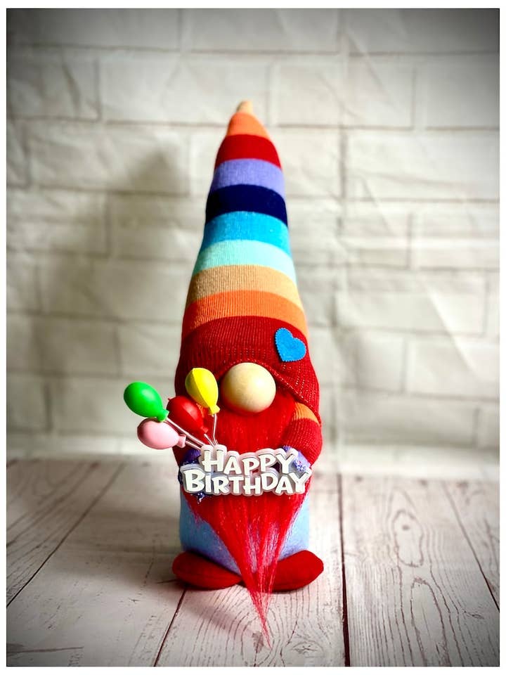 Håndlavet tillykke med fødselsdagen Nordic Gnome for engroshandel hos Forever Gnomes UK Store