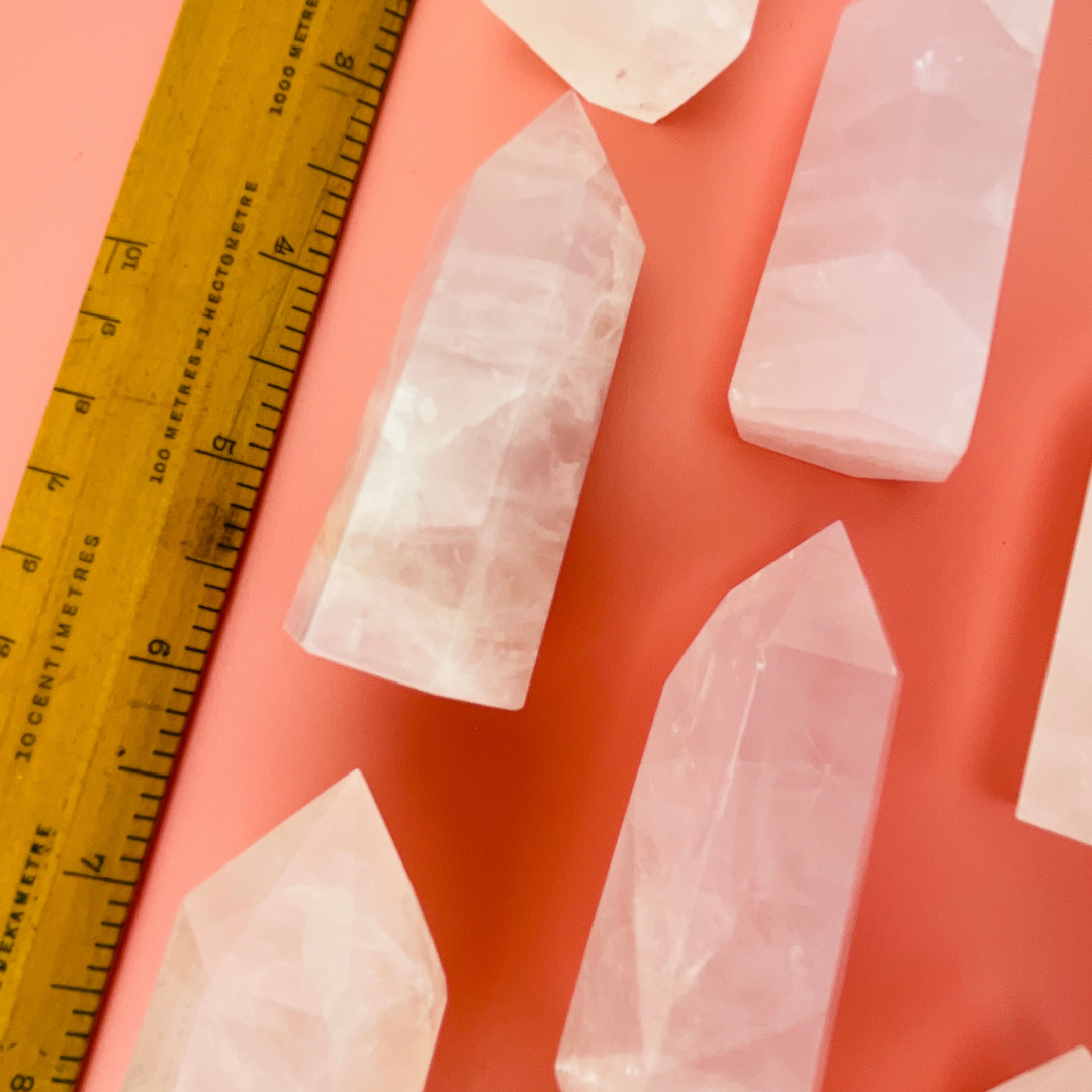 Sow the Magic - Vendita all'ingrosso Pietra/cristallo spirituale - Punta di Quarzo Rosa6