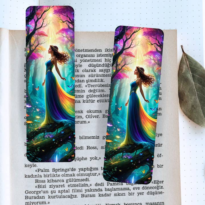 simply creative – wholesale Bokmärke – Härligt illustrerat älvtryckt bokmärke, Sidsparare, Book Lover Present3