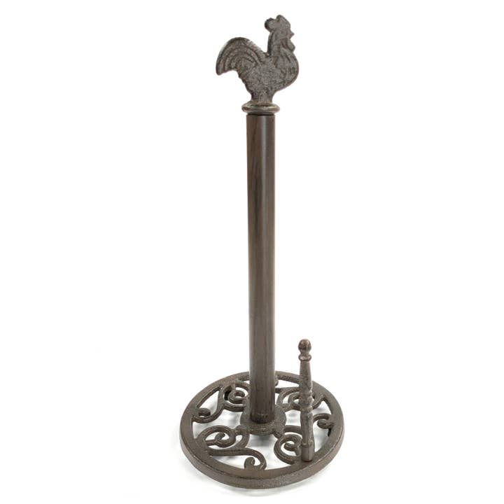 Black Ginger – wholesale Toilet paper holder – Cast Iron Kitchen / Loo Roll Holder - Chicken4