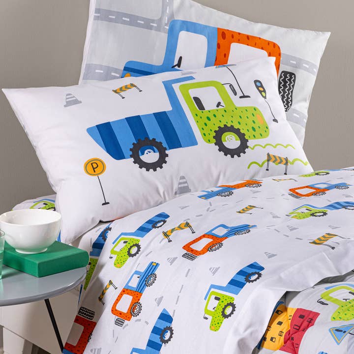 Compleet Beddengoed van Katoen City Car Caleffi Kids Jongen voor wholesale door caleffi spa