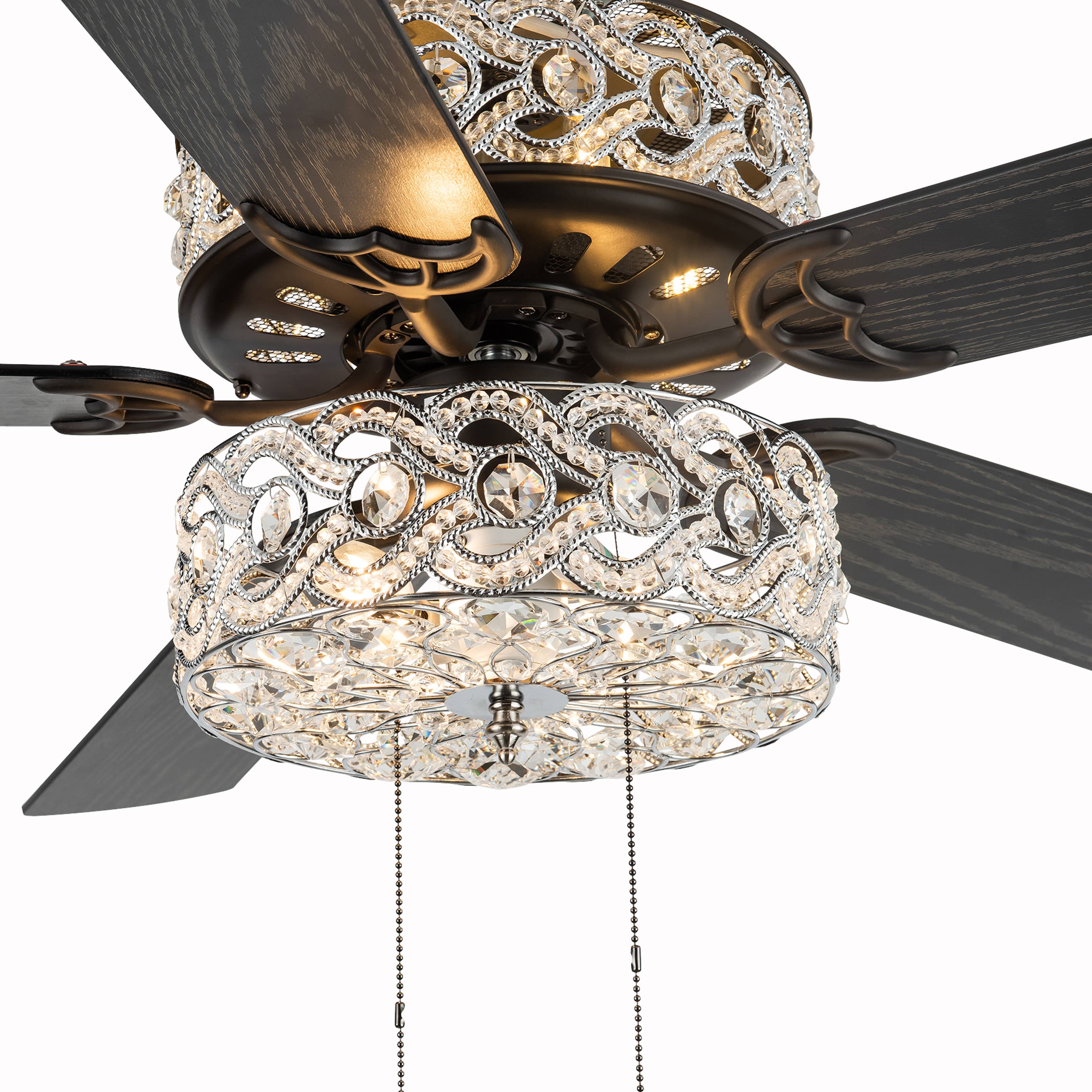 River of Goods - Wholesale Ceiling Fan - 52"W Matilda Oil Rubbed Bronze Double-Lit LED Ceiling Fan8