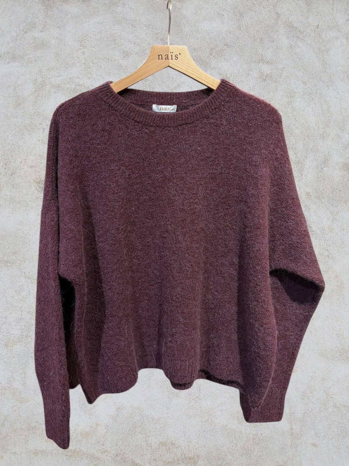 NAÏS PARIS - Wholesale Knit Sweater - Women's - Round neck long sleeve sweater in 30% superfine alpaca14