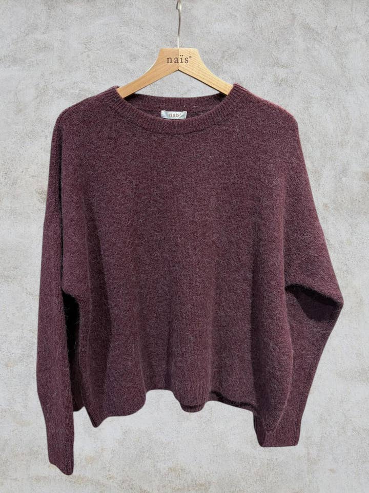 NAÏS PARIS - Wholesale Knit Sweater - Women's - Round neck long sleeve sweater in 30% superfine alpaca14