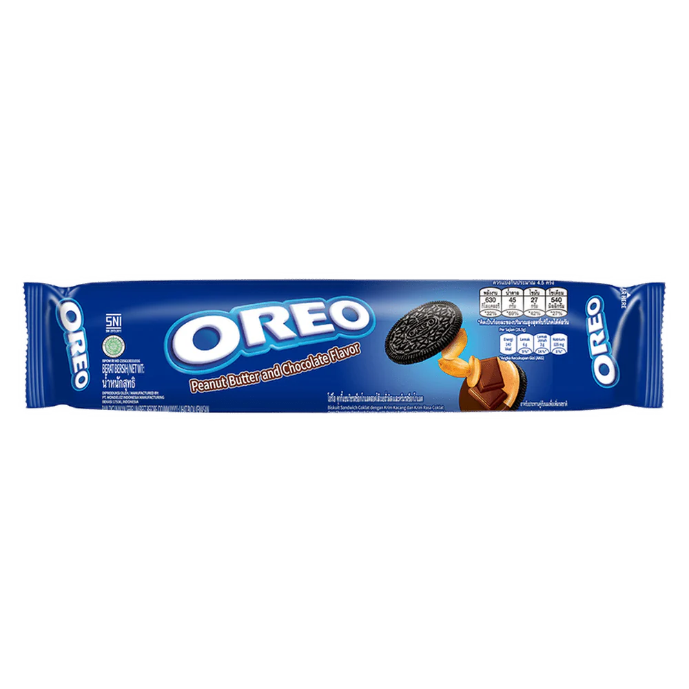 INTERNATIONAL TASTE FOOD SARL - Wholesale Cookie - OREO ROLL COOKIE PEANUT BUTTER 119.6G X240