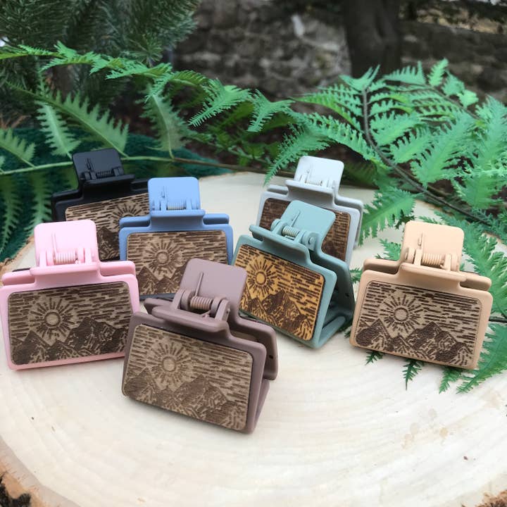 National Parks and Beyond - Wholesale Hair Clip - Women's - National Park Inspired Mountain 2" and 4" Claw Hair Clip12