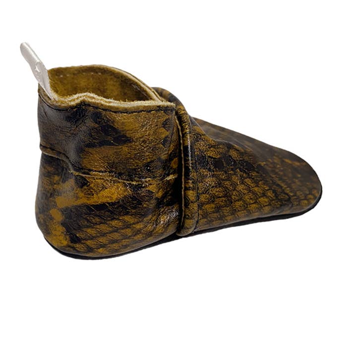 BabySteps - Wholesale Booties - Baby - Brown Cobra Baby Shoes
