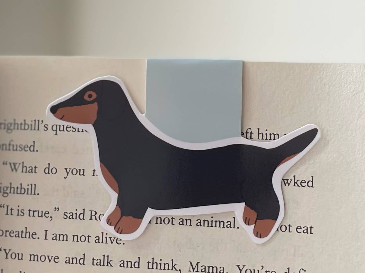 TheCraftyDuoTO – wholesale Bookmark – Dachshund Magnetic Bookmark