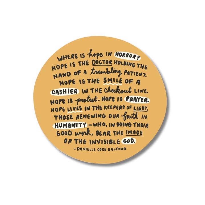 Keepers of Light Sticker for wholesale by Oh Happy Dani