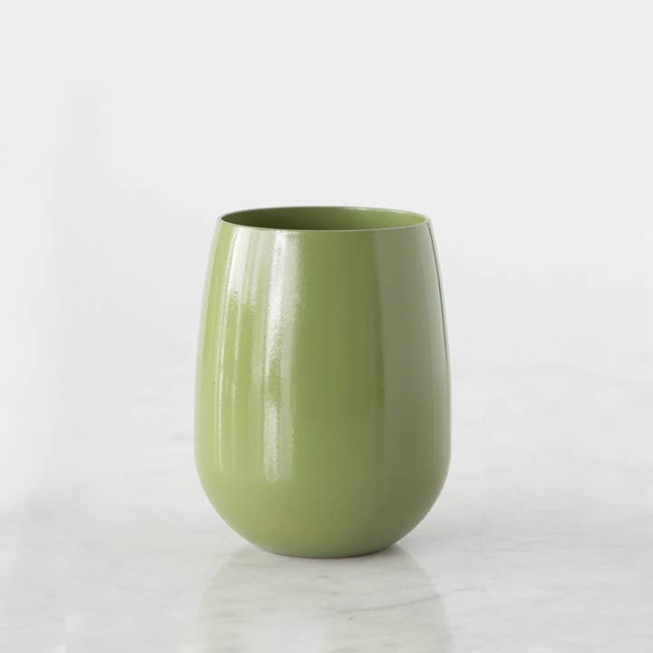 H&C Stemless Wine - Green for wholesale by Hester & Cook - Stationery