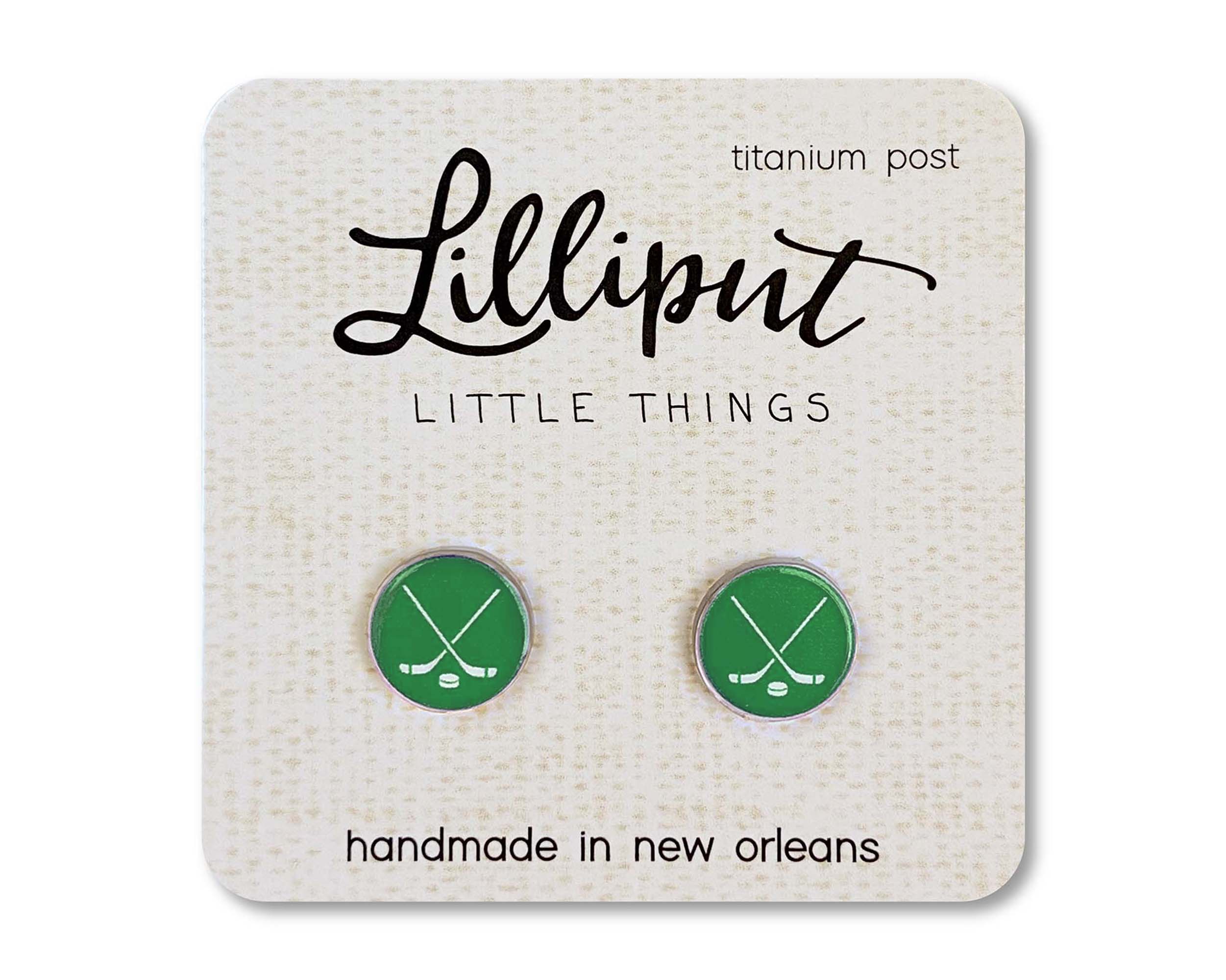 Lilliput Little Things – Brincos de pino por atacado – Brincos de Hóquei no Gelo - Cores Personalizadas Disponíveis!8
