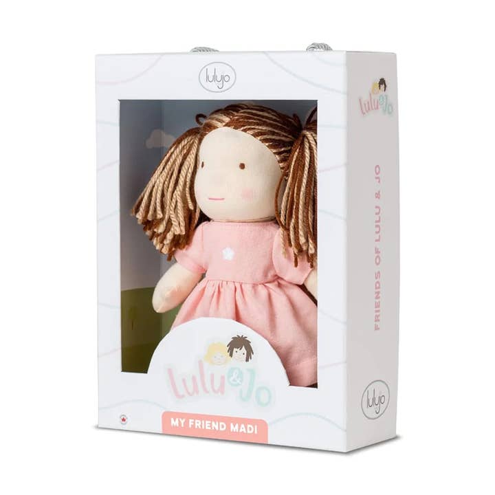 Lulujo Baby - Vente Poupée – enfant - Poupée inspirée de Waldorf – Fait main, 10", Mon amie Madi0