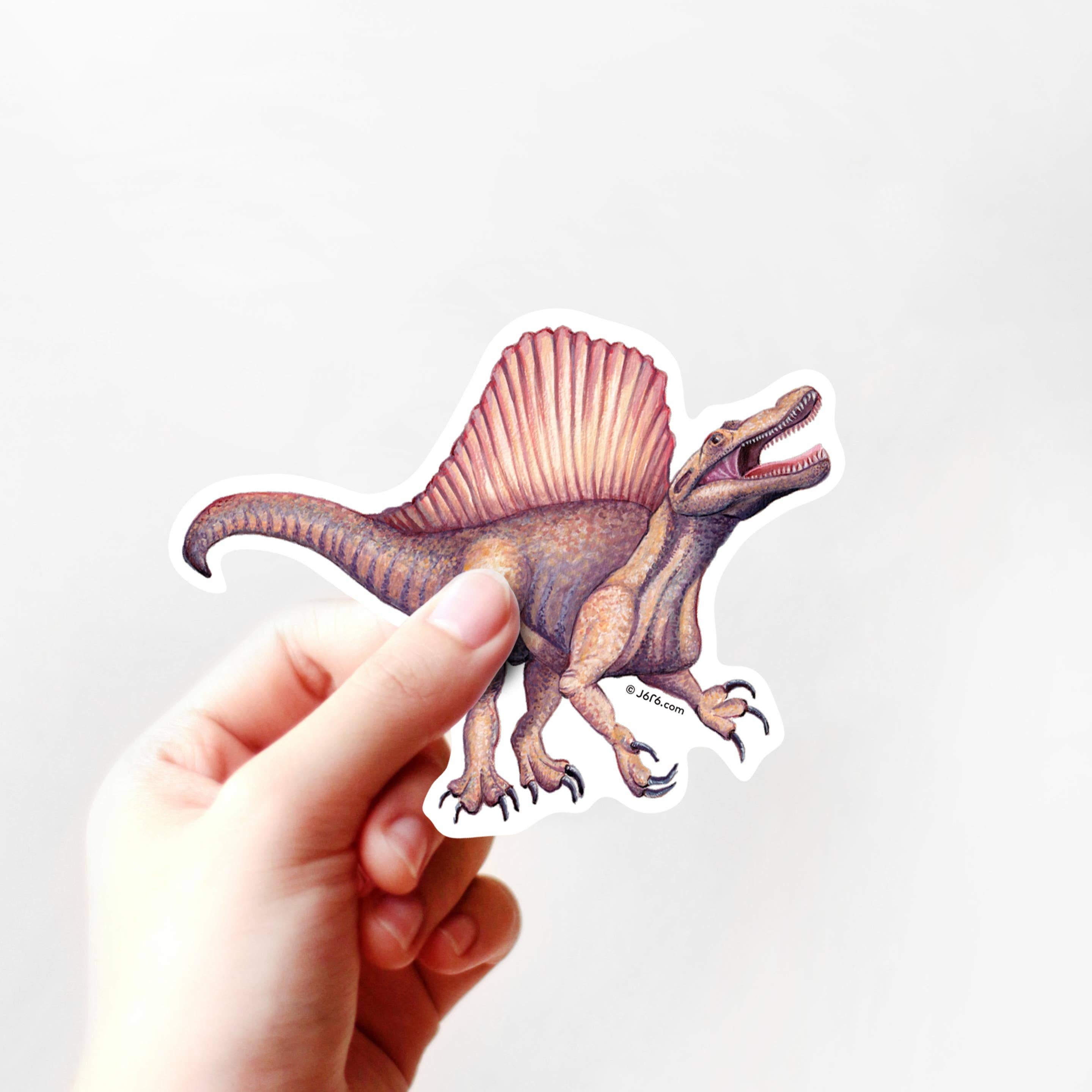 J6R6 - Vendita all'ingrosso Adesivo - Adesivo in Vinile Dinosauro Spinosauro1