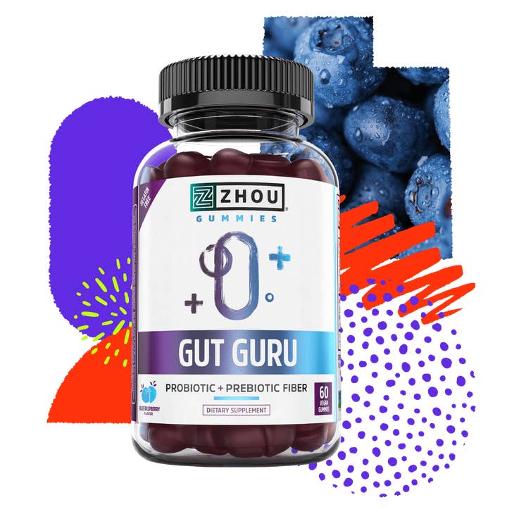 Gut Guru Gummies for wholesale by Zhou Nutrition