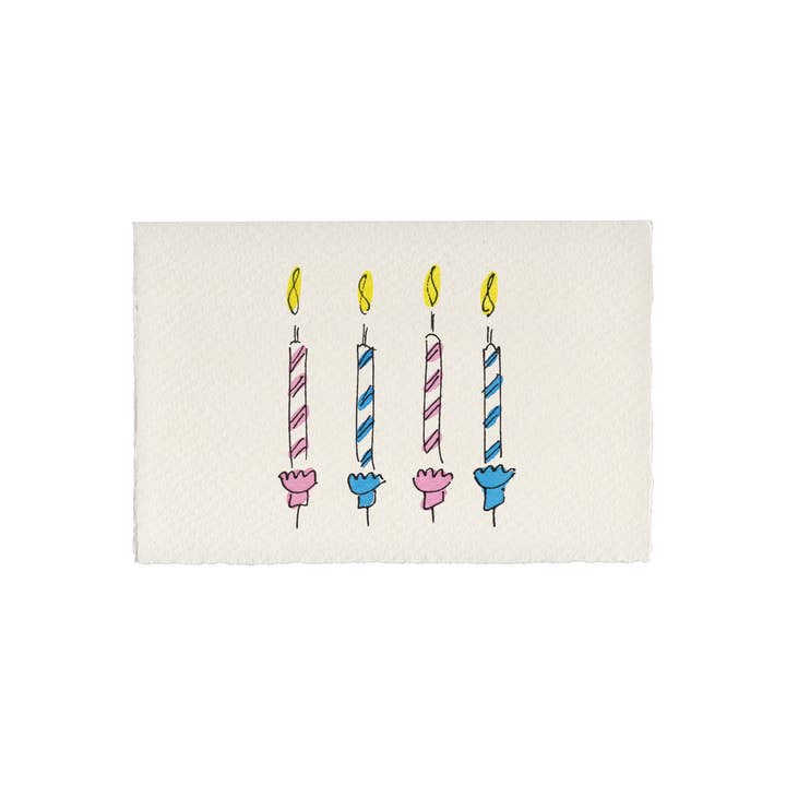Scribble & Daub - Wholesale Birthday Card - Birthday Candles Card