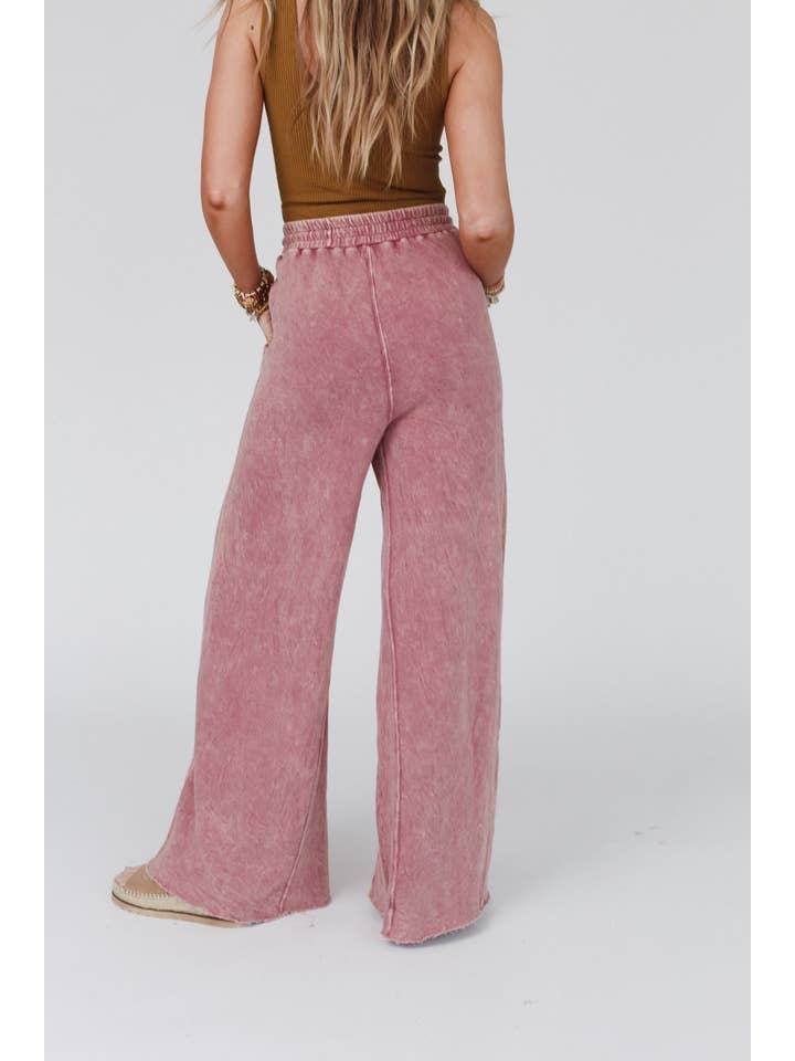 Three Bird Nest - Wholesale Pants - Women's - Relaxing Robin Wide Leg Pant - New Mauve2