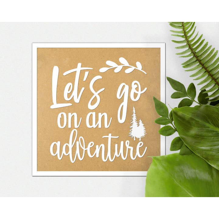 Let's Go on an Adventure Boho Sign for Home or RV Decoration for wholesale by Mekanu