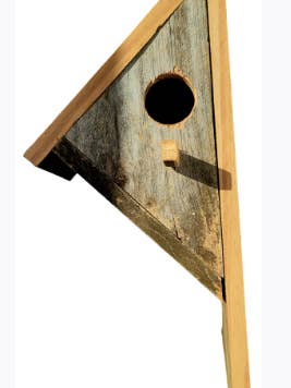 Angled Bird House, Left or Right for wholesale by Pipe Dream Decor