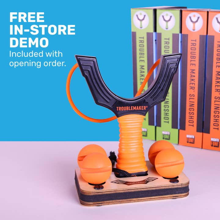 Mighty Fun! - Wholesale Slingshot - Kids - Trouble Maker Slingshot - Assortment6