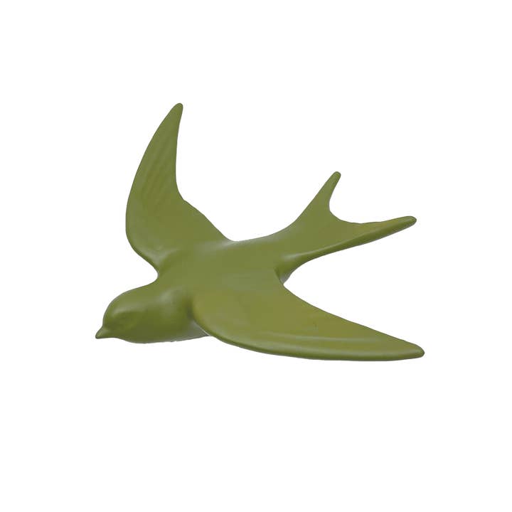 Khaki Bird Decor L14 W4 H16.8cm for wholesale by Opjet Paris