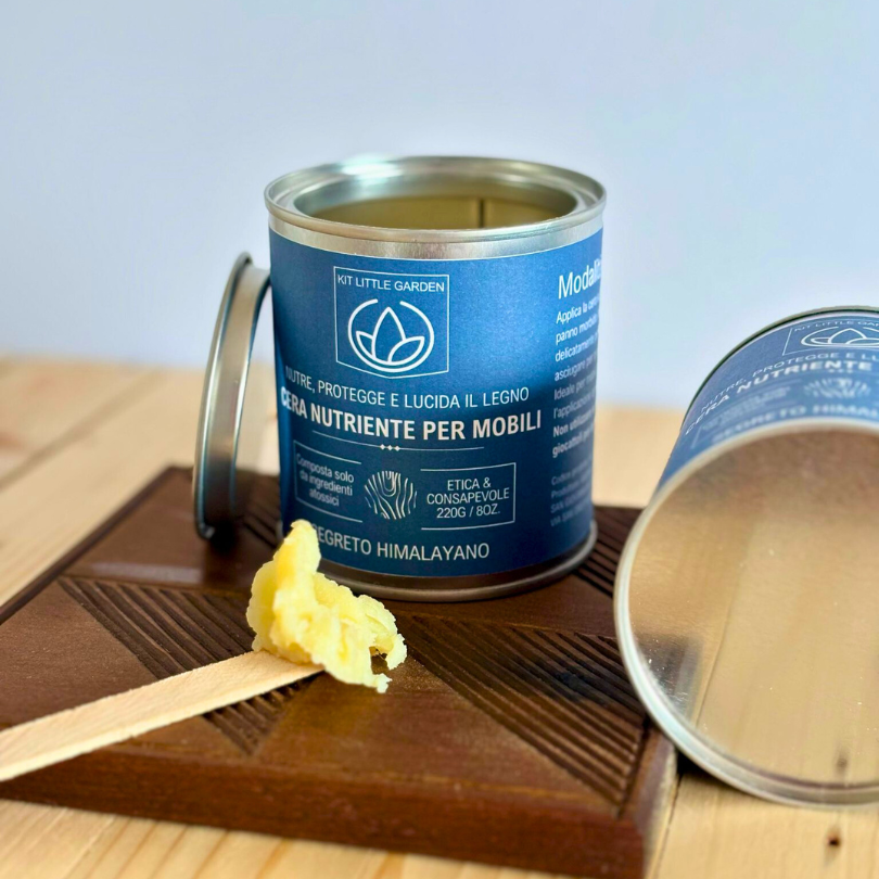 Kit Little Garden – Großhandel Möbelwachs/-farbe – Naturwachs für Holz und Oberflächen KLG - Himalayan Secret3