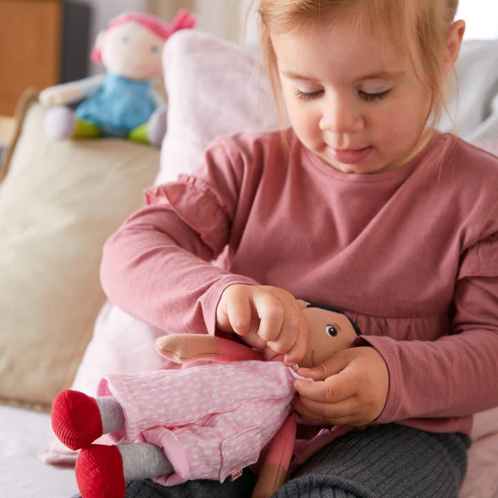 HABA USA - Wholesale Doll - Kids - Snug Up Doll Rumbi - 10" Soft Cuddly Plush Baby Doll
