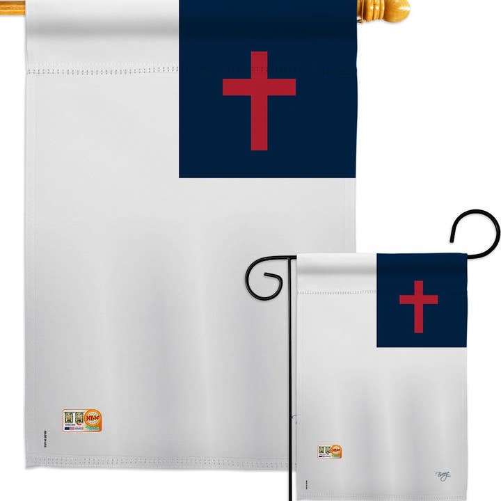 Two Group Flag Co - Vendita all'ingrosso Bandiere - Bandiera decorativa fede religiosa cristiana
