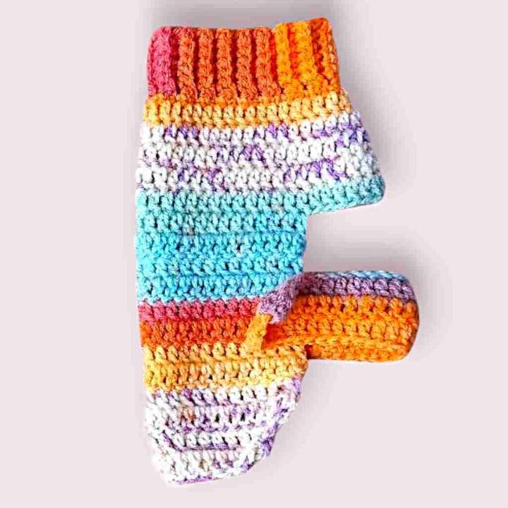 Belt Style Jumper Multicoloured for wholesale by Haus of Hank