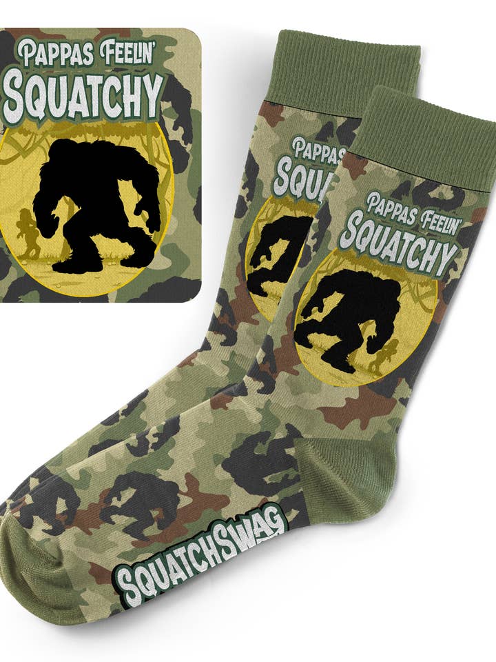 Smithco Distributing - Wholesale Socks - Unisex - Squatch Swag Socks - Funny Novelty Socks, Bigfoot Socks5