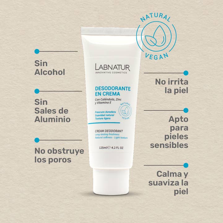 Laboratorio SYS - Wholesale Deodorant - Unisex - Labnatur Natural Cream Deodorant 125 ml | Aluminum Free2