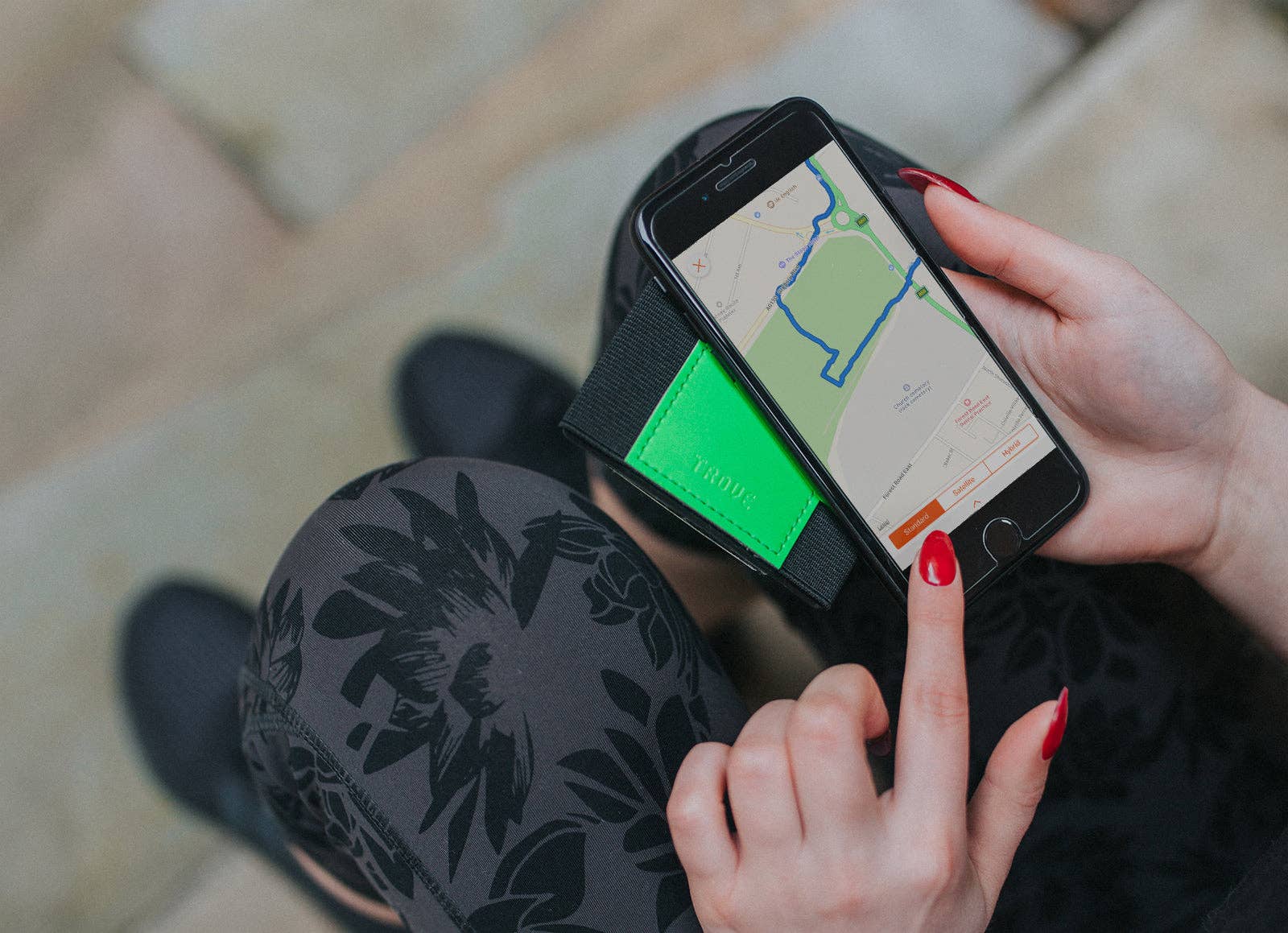 TROVE - Vendita all'ingrosso Portafoglio - Unisex - Portafoglio TROVE Reflex: Verde Fluro1