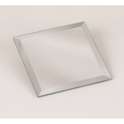 Biedermann & Sons - Vendita all'ingrosso Ciotole/Piatti decorativi - Piatto Specchio Quadrato 4" x 4" - Confezione da 6