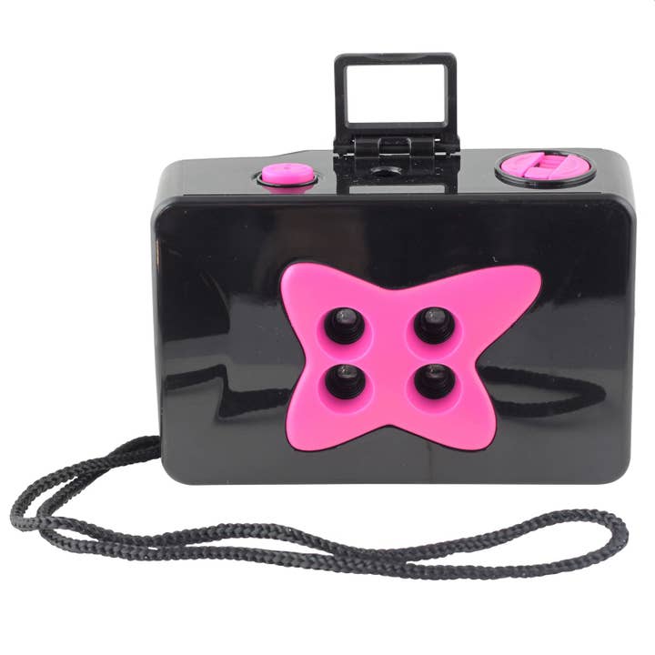 4 lenses 35mm star camera black-pink for wholesale by Tribal Trade GmbH