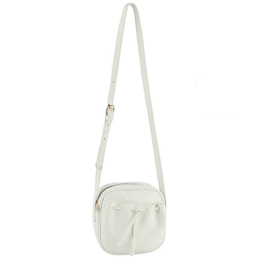 JOIA ACCESSORIES - Wholesale Crossbody Bag - Women's - SMOOTH DRAWSTRING DESIGN ZIPPER CROSSBODY BAG, GL 00627