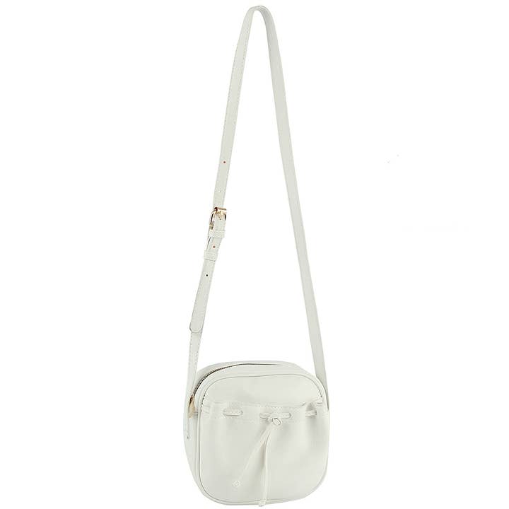 JOIA ACCESSORIES - Wholesale Crossbody Bag - Women's - SMOOTH DRAWSTRING DESIGN ZIPPER CROSSBODY BAG, GL 00627