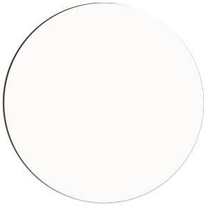 UNIQUE CREATION 4U, LLC - Wholesale Coasters - UNISUB WHITE SQUARE HARDBOARD COASTER - 3.54" X 3.54"3