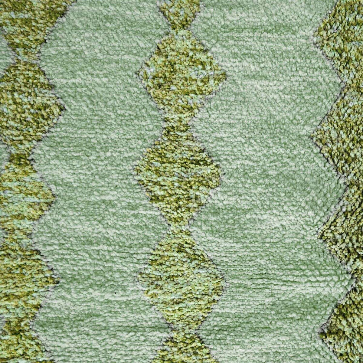 Moroccan Woven Treasures – wholesale Area rug – Handwoven Green Moroccan Rug, Berber Shag Rug, Area Rug1