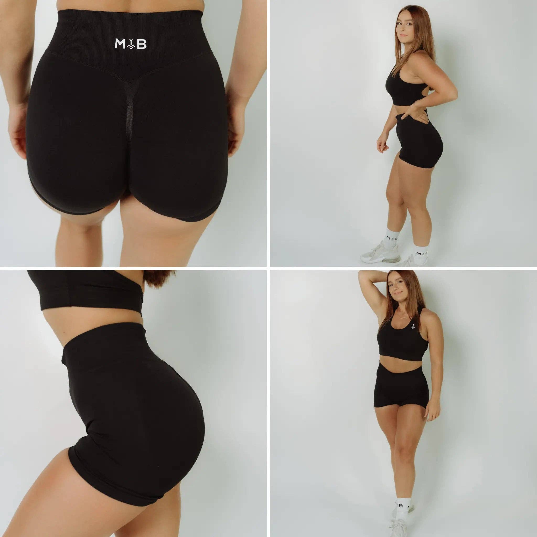 MYB Apparel - Wholesale Athletic Shorts - Women's - SYNERGY SCRUNCH SHORTS 4.5"12