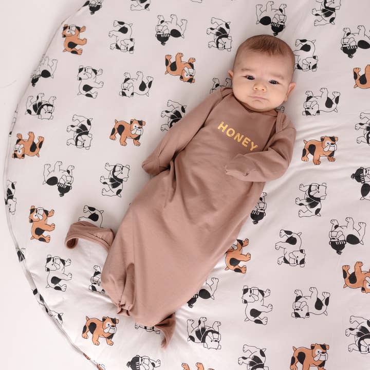 Bamboo Playmat & Monthly Sign Card for wholesale by Silkberry Baby