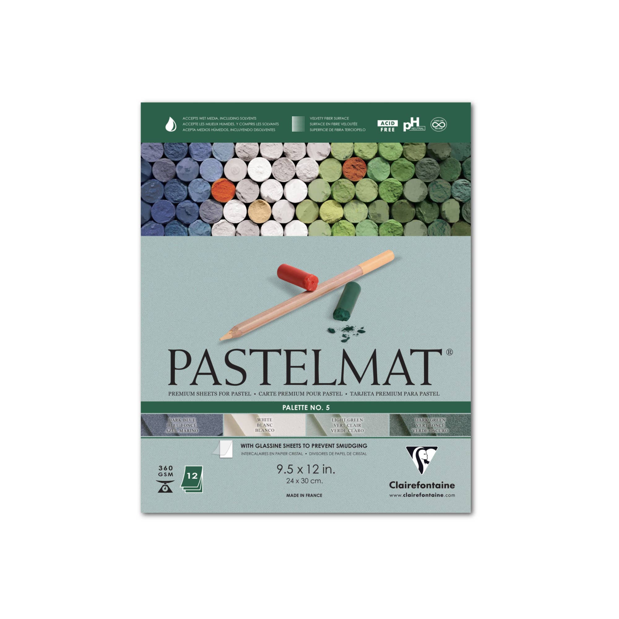 Exaclair - Wholesale Sketchbook/Sketchpad - Pastelmat Premium Textured Paper Pads For Pastel8