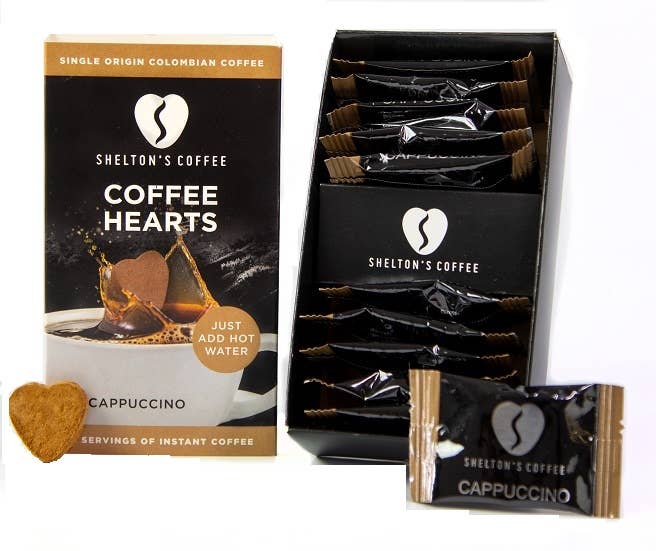 Shelton's Coffee – wholesale Instant coffee/espresso – Shelton's Instant Coffee Hearts Cappuccino Flavour3