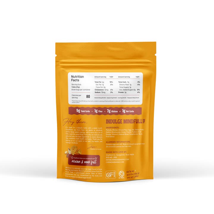 ChipMonk Baking - Wholesale Cookie - Peanut Butter Keto Cookie Bites1