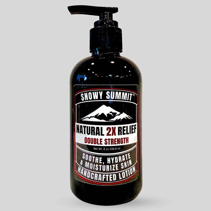 Snowy Summit Natural Relief Double Strength Lotion 8oz for wholesale by Snowy Summit