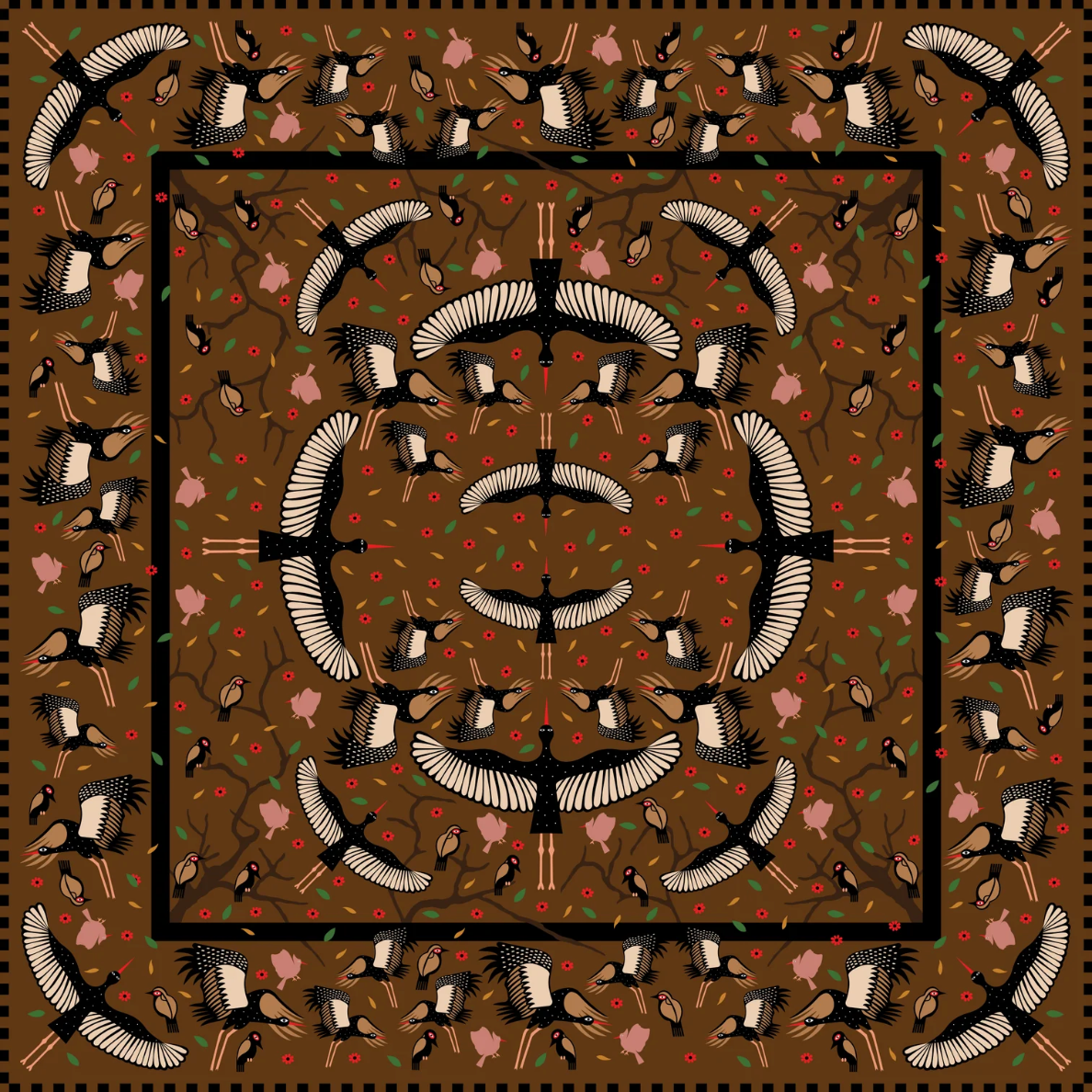 Mur by Ayca - Wholesale Bandana - Unisex - Stork Bandana0