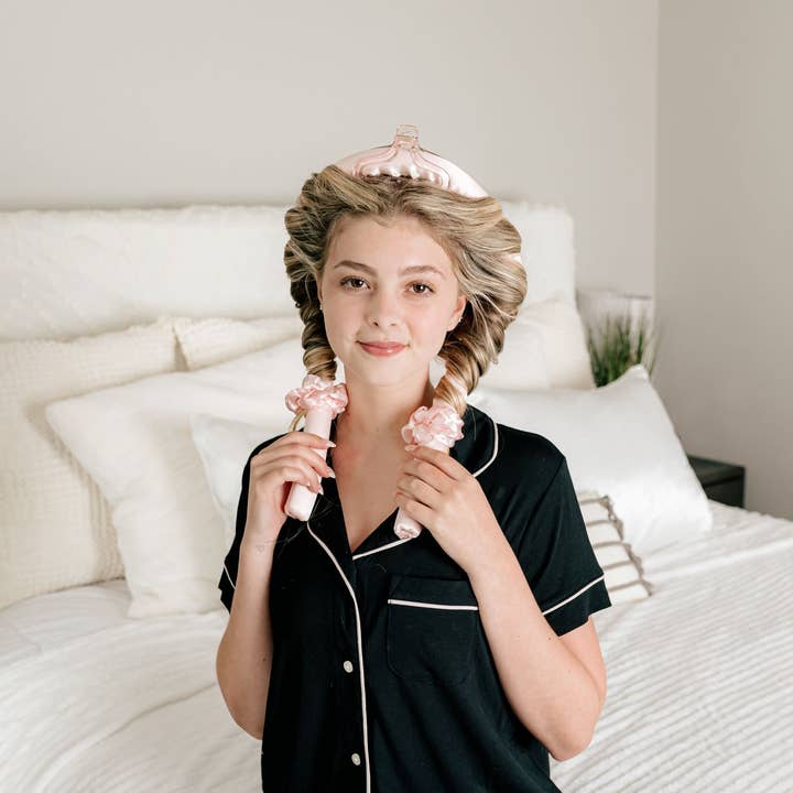 Morning Glamour - Wholesale Hair Curlers - Heatless Satin Curler Set-effortless curls, no heat damage