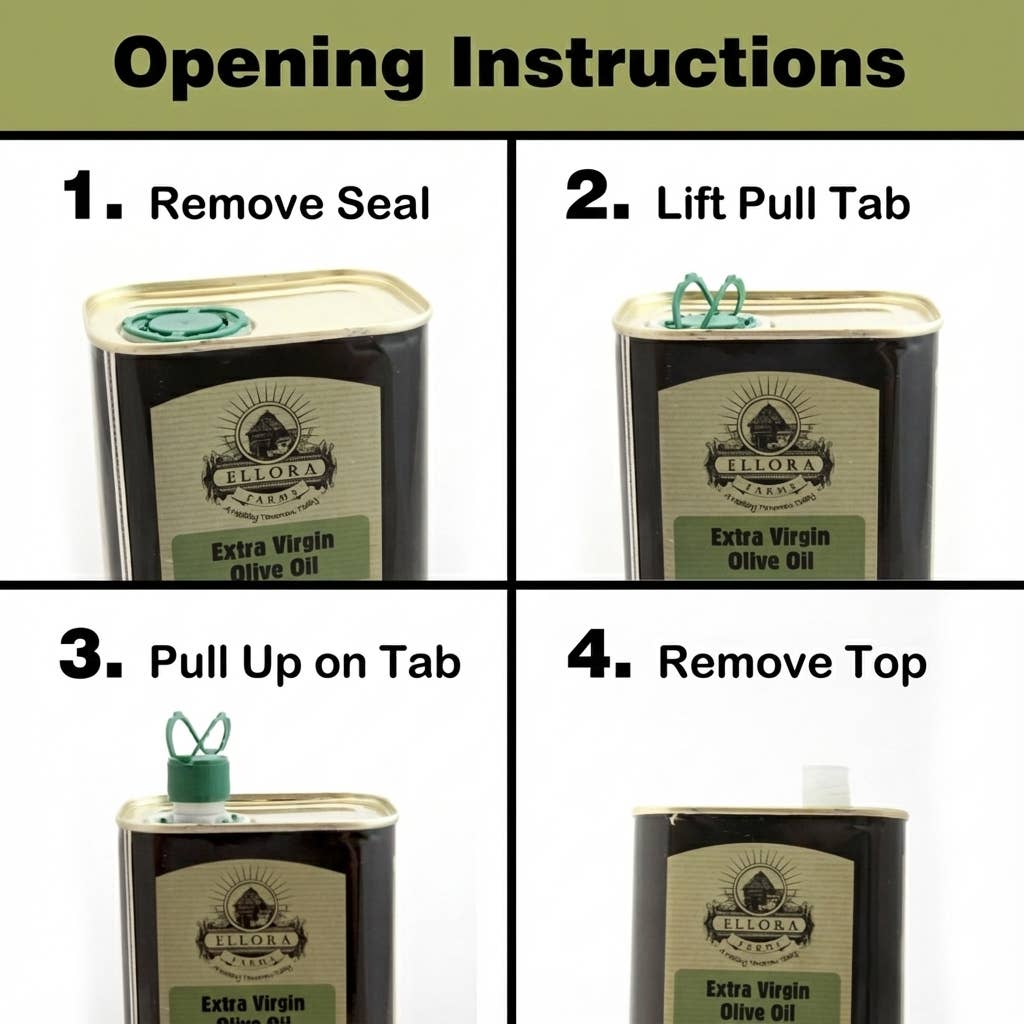 ELLORA FARMS - Wholesale Olive Oil - Greek Extra Virgin Olive Oil, Traceable, Single Estate, 34oz10