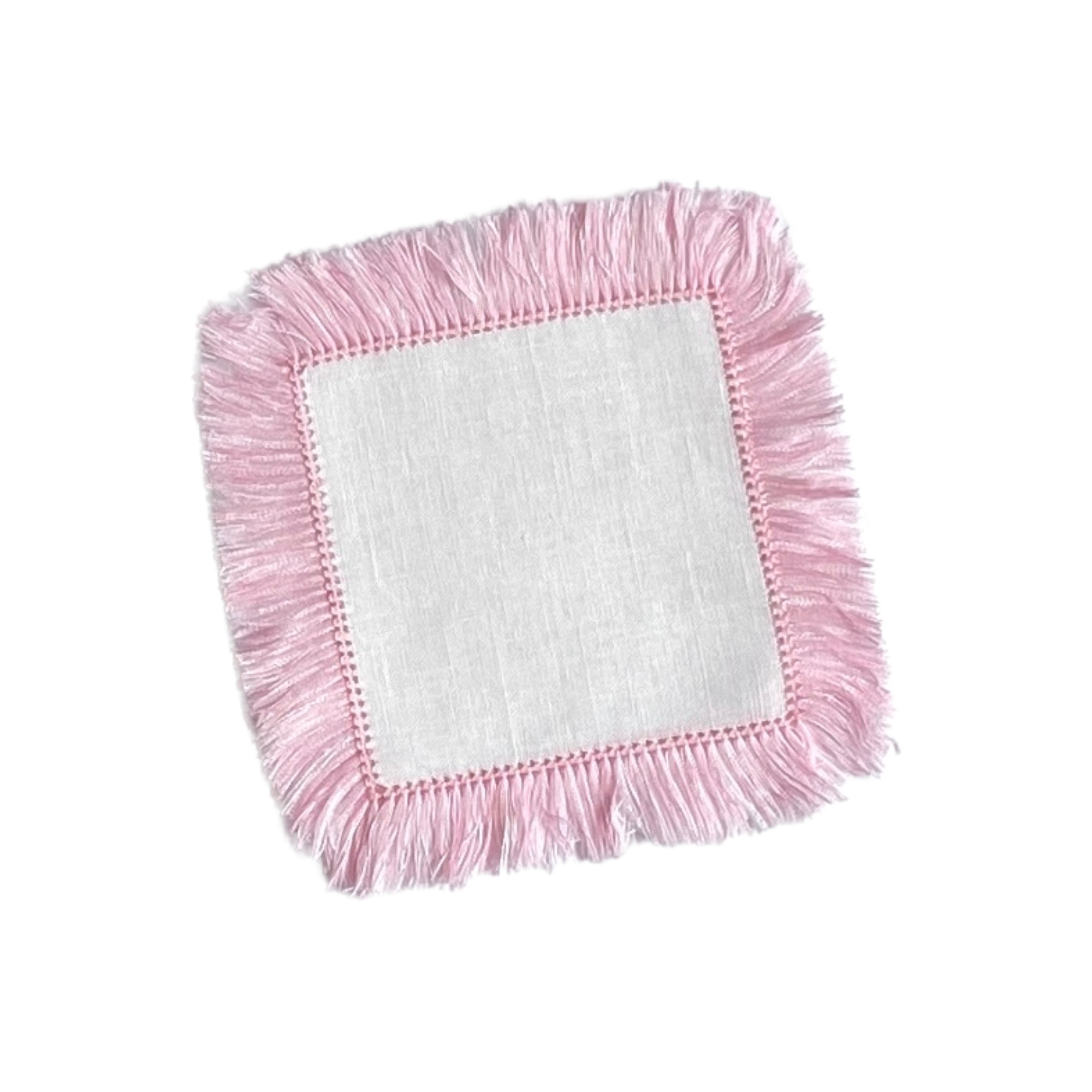 Garden Folly Fine Linens - Wholesale Dinner & Cloth Napkin - Fringe Benefits Linen Cocktail Napkin8