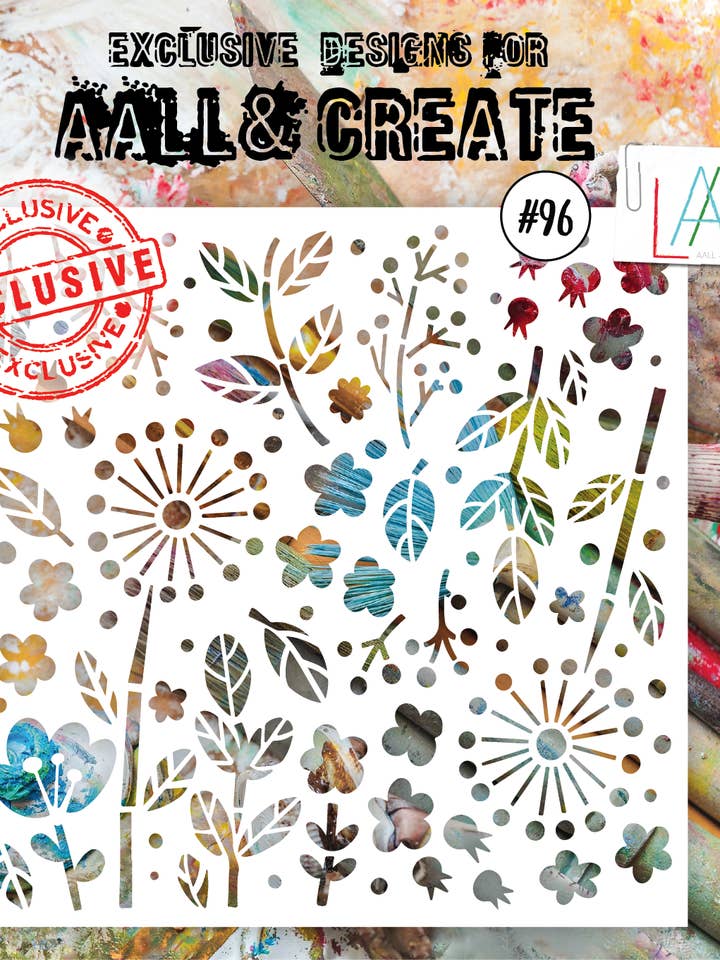 Parigi - Stencil da 15,2 x 15,2 cm #96 per la vendita all'ingrosso da parte di AALL AND CREATE