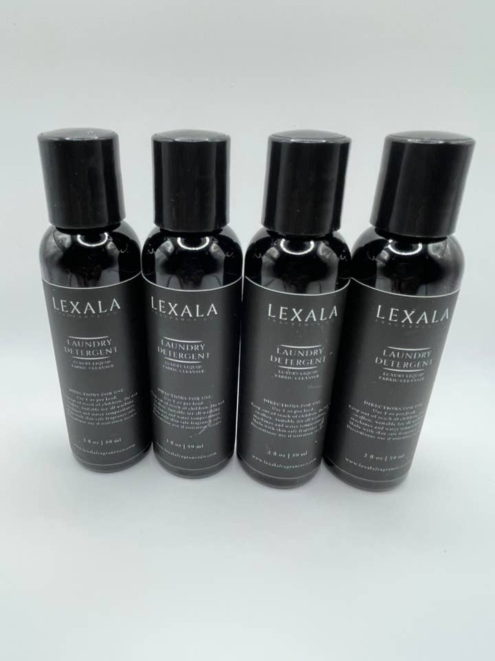 Luxury Liquid Laundry Detergent Sample for wholesale by Lexala Fragrance Co.