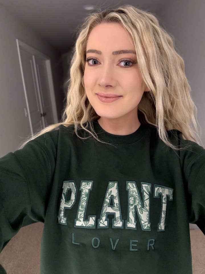 Botanically Insane - Wholesale Sweatshirt - Unisex - Plant Lover Embroidered Crewneck Sweatshirt2